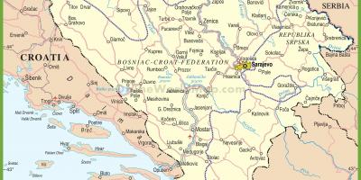 نقشه جاده بوسنی