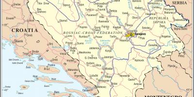 نقشه گردشگری بوسنی