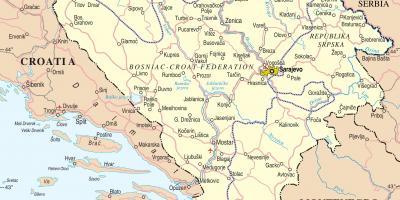 نقشه از بوسنی